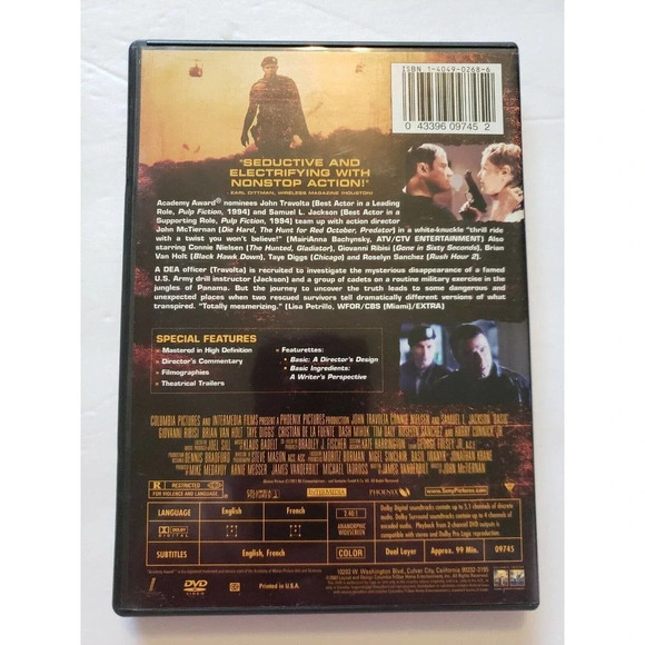 Basic (DVD, 2003, Special Edition) - Picture 2 of 3